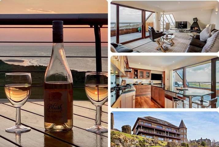 Holiday rental for 4 people, with garden and balcony as well as view in Lossiemouth