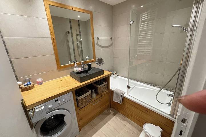 Appartement entier, Chantemerle T2, 49m2, plein sud, in Saint-Chaffrey, Serre Chevalier