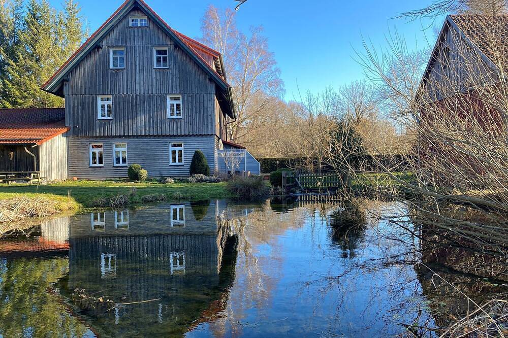 Ganze Wohnung, Ferienwohnung Waldquelle im alten Forsthaus (Harz) in Elbingerode, Harzvorland