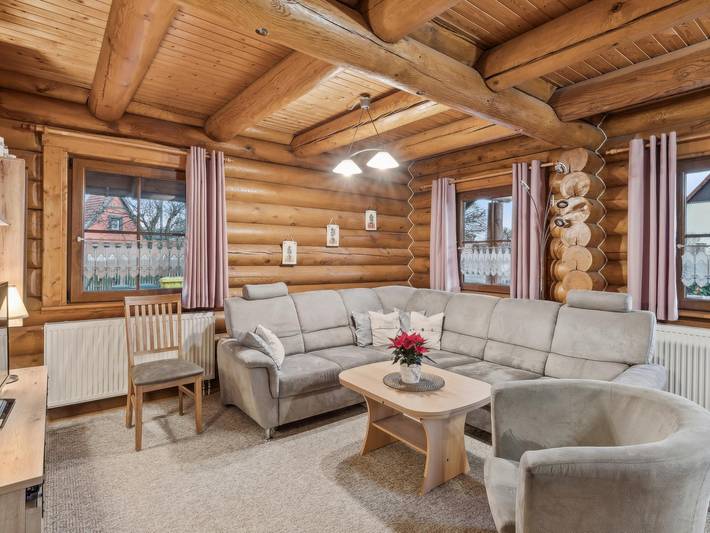 Chalet für 6 Personen, mit Garten und Balkon im Harz - 2