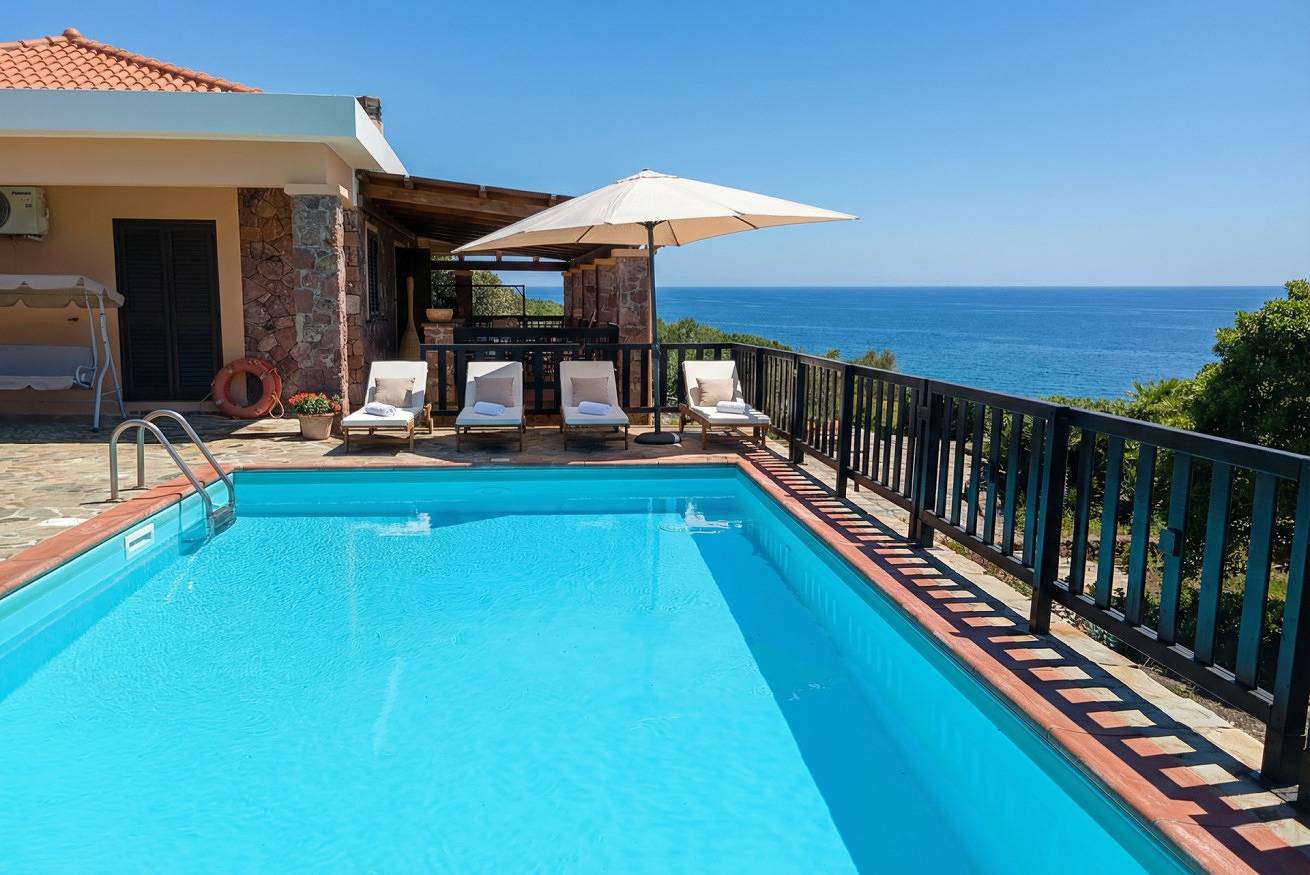 Alghero Villa Barranch avec vue sur la mer et piscine pour 6 personnes in Alghero, Province de Sassari