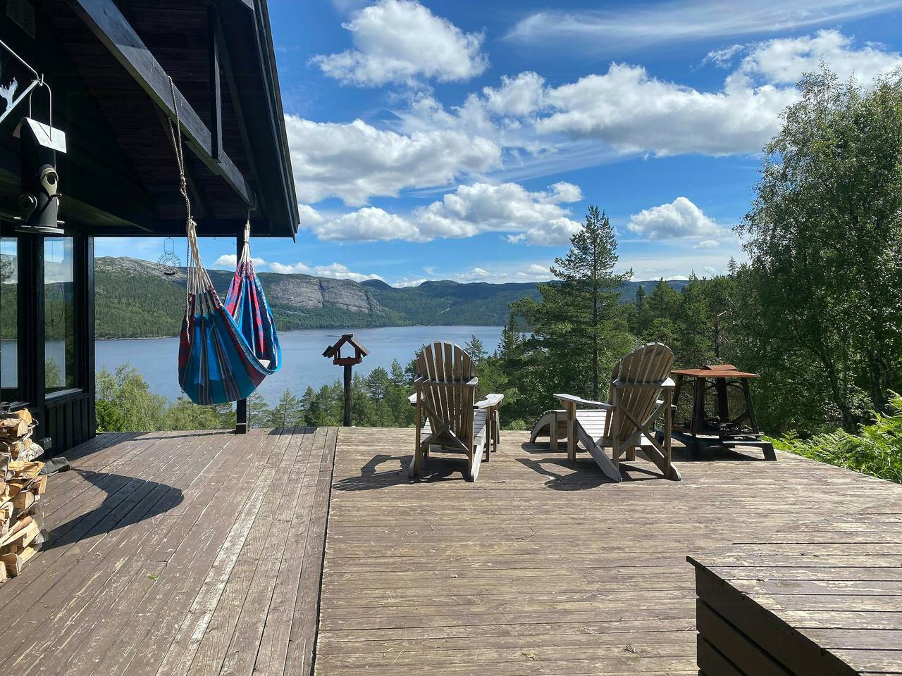 Fjellhytte med utsikt over Juvatn in Bortelid, Åseral