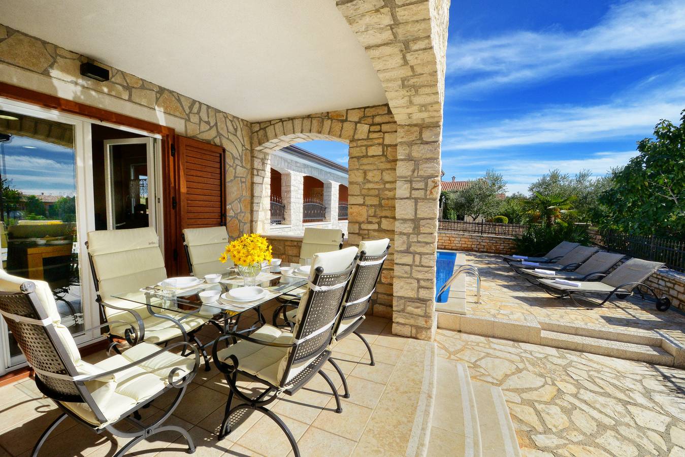 Villa Bianca with pool in Istria, Rogovici in Općina Kaštelir - Labinci, Umag und Umgebung