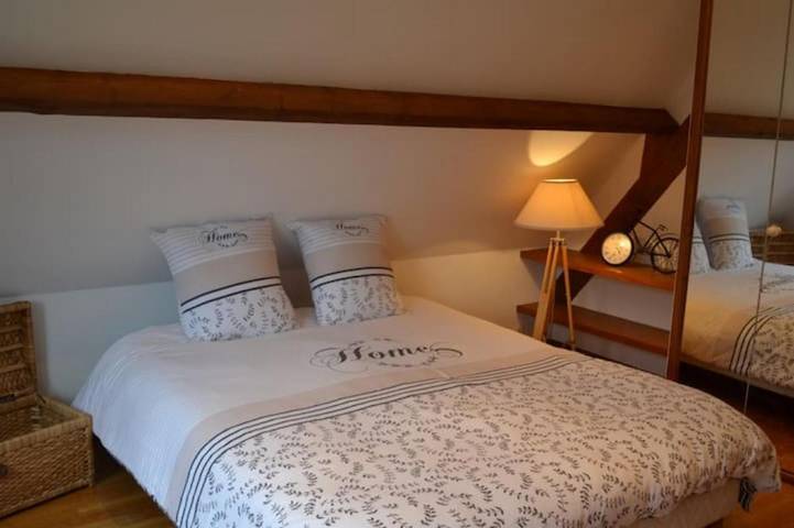 Gîte pour 3 personnes, avec jardin, animaux acceptés à Bonneville-la-Louvet