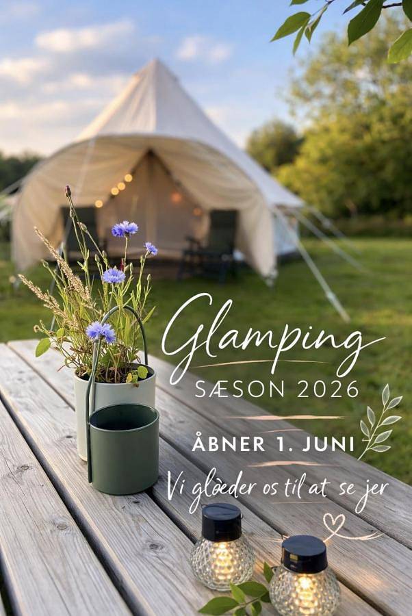 Camping für 3 Personen, mit Terrasse und Ausblick sowie Garten in Dänemark
