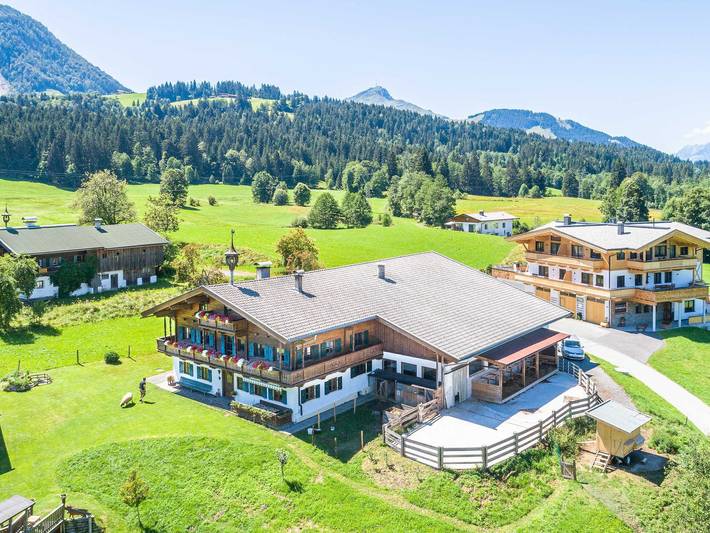 Ferienhaus für 2 Personen, mit Balkon und Terrasse sowie Garten und Sauna in Fieberbrunn