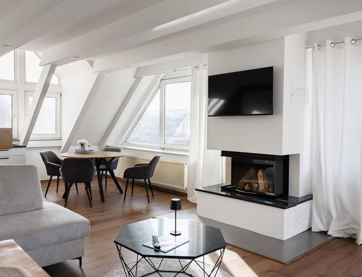 Ferienwohnung für 4 Personen, mit Seeblick und Ausblick am Baldeneysee