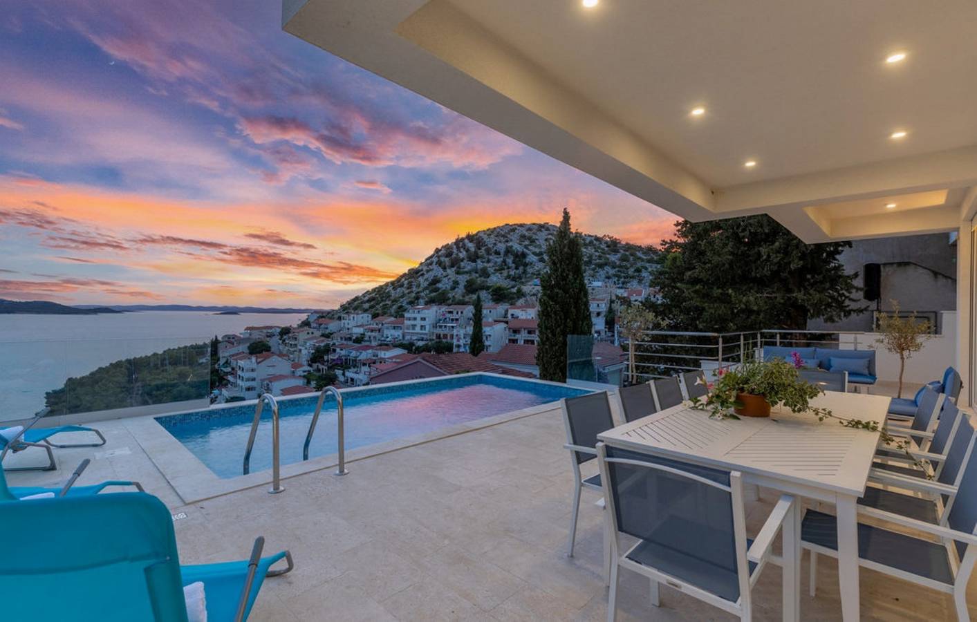 Luxury villa Fleur with pool in Drage, Zadar