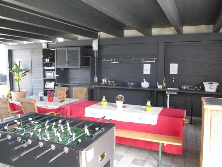 Ferienwohnung für 3 Personen, mit Terrasse und Garten sowie Ausblick in Rheinhausen