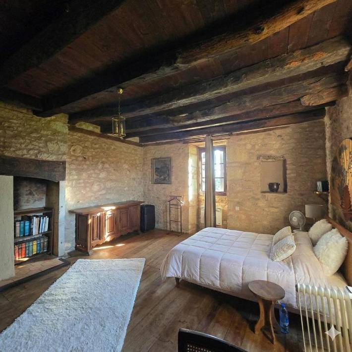Location de vacances pour 6 personnes, avec Terrasse et Jardin ainsi que Piscine et Vue à Orliaguet - 2