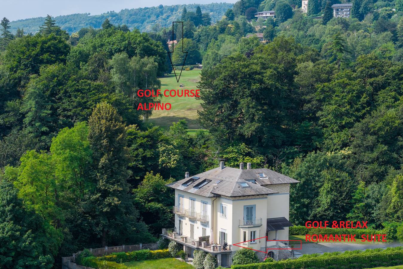 Studio entier, Stresa Golf & Relax Romantik Suite in Gignese, Commune de Gignese