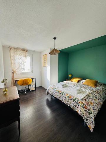 Gîte pour 5 personnes, avec balcon à Ebersheim