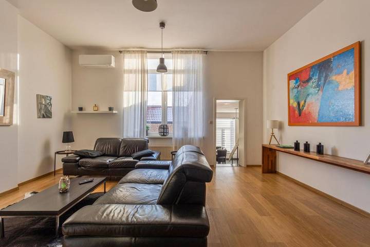 Appartement de vacances pour 4 personnes, avec Balcon et Terrasse ainsi que Jardin et Vue à Saint-Trond