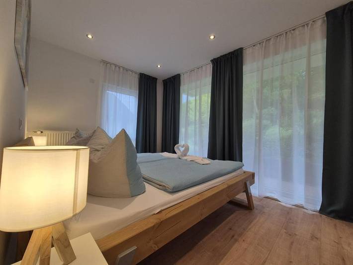 Ferienwohnung für 16 Personen, mit Ausblick und Garten