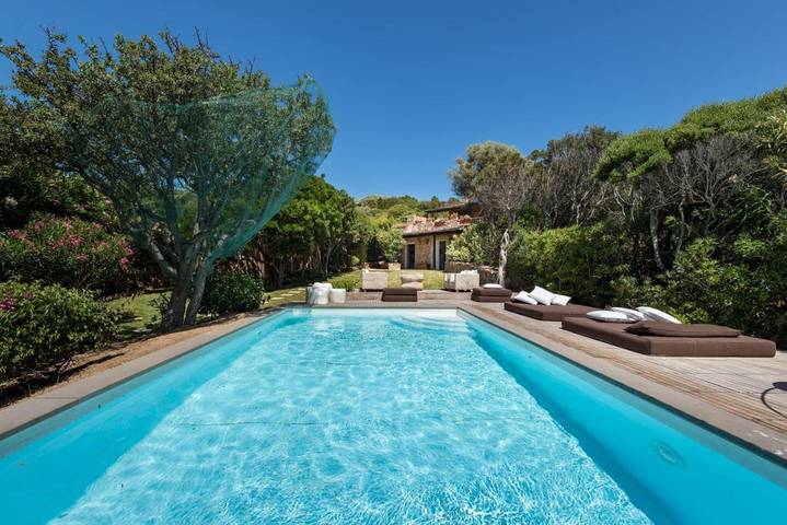 Villa pour 10 personnes, avec Terrasse ainsi que Jardin et Piscine à Porto Cervo