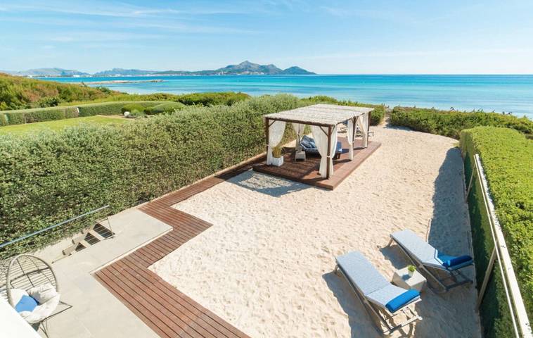 Ferienhaus mit Meerblick für 6 Personen, mit Garten und Balkon in Playa de Muro