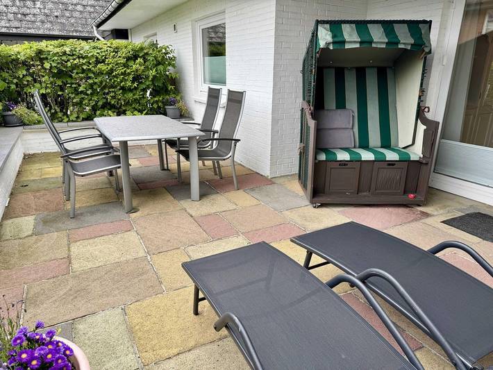 Ganze Wohnung, Schöne 2-Zimmer-Ferienwohnung mit Terrasse, ruhig und strandnah gelegen in Westerland, Sylt (Gemeinde)