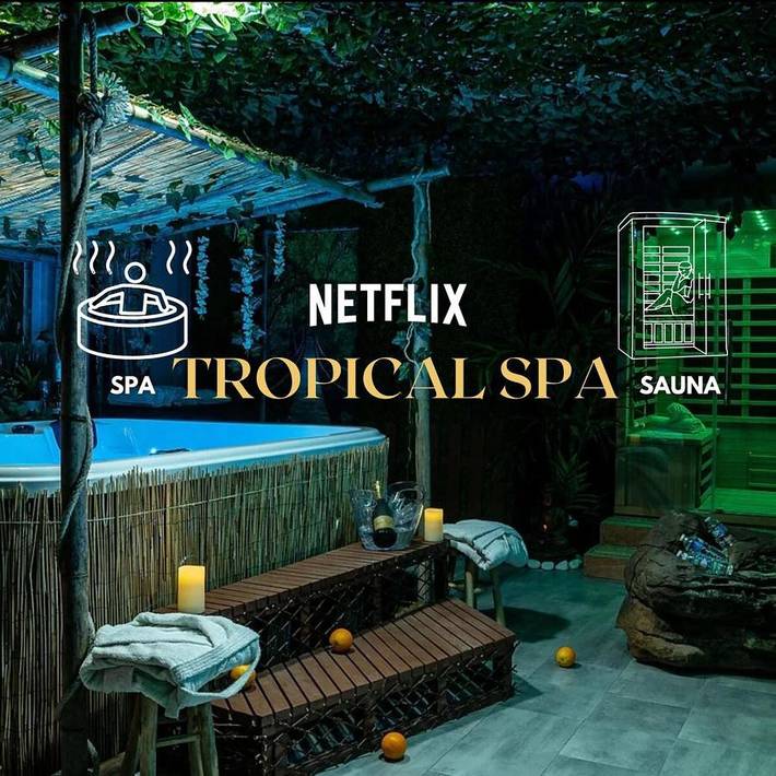 Maison de vacances pour 3 personnes, avec sauna et jacuzzi