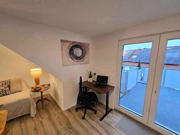 Ferienwohnung für 3 Personen, mit Balkon und Terrasse sowie Garten und Ausblick in Bad Rappenau - 3