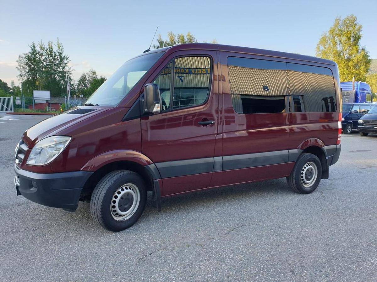 Campervan in the Lofoten Islands in Leknes, Vestvågøy