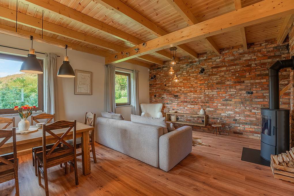 Vacation house for 8 people with terrace in Stężyca, powiat kartuski