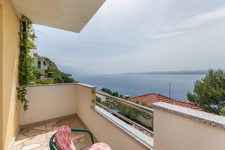 Apartament wakacyjny dla 2 osób, z balkon/ taras w Lokva Rogoznica