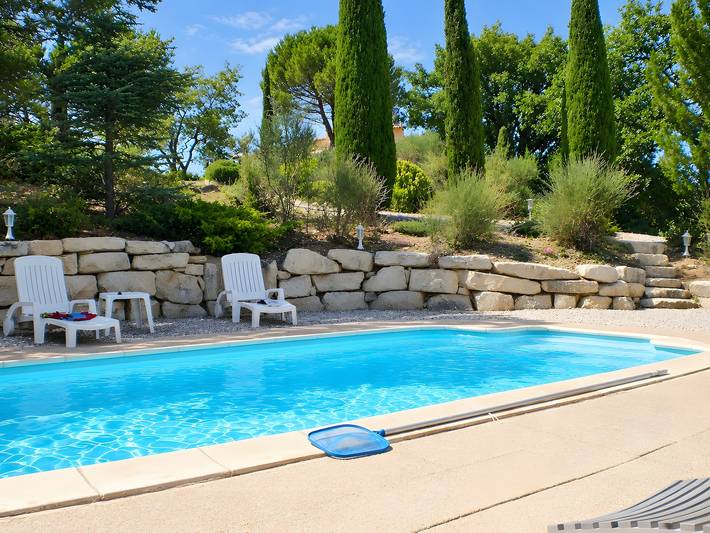 Cottage « Bois » avec piscine privée, Wi-Fi et climatisation in Saint-Romain-en-Viennois, Parc naturel régional du Mont-Ventoux