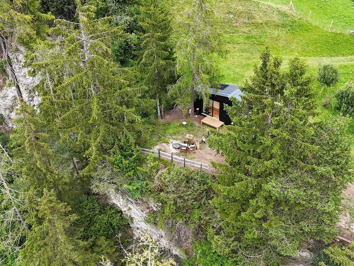 Ferienhaus für 3 Personen, mit Terrasse und Garten sowie Ausblick
