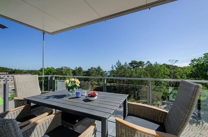 Ferienwohnung für 4 Personen, mit Seeblick und Balkon in Prora - 2