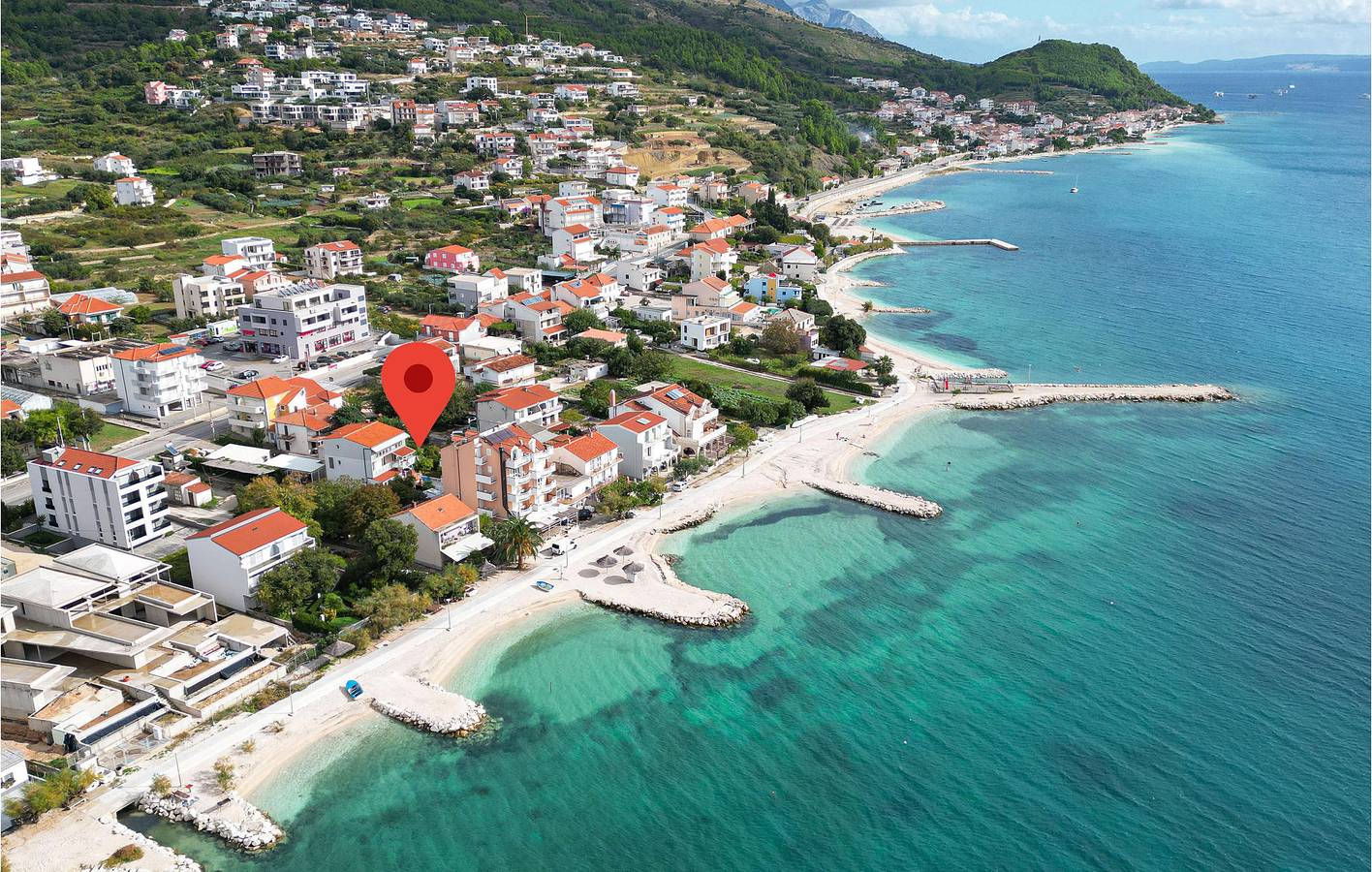 Holiday home for 8 people with terrace in Podstrana, Split-Dalmatia