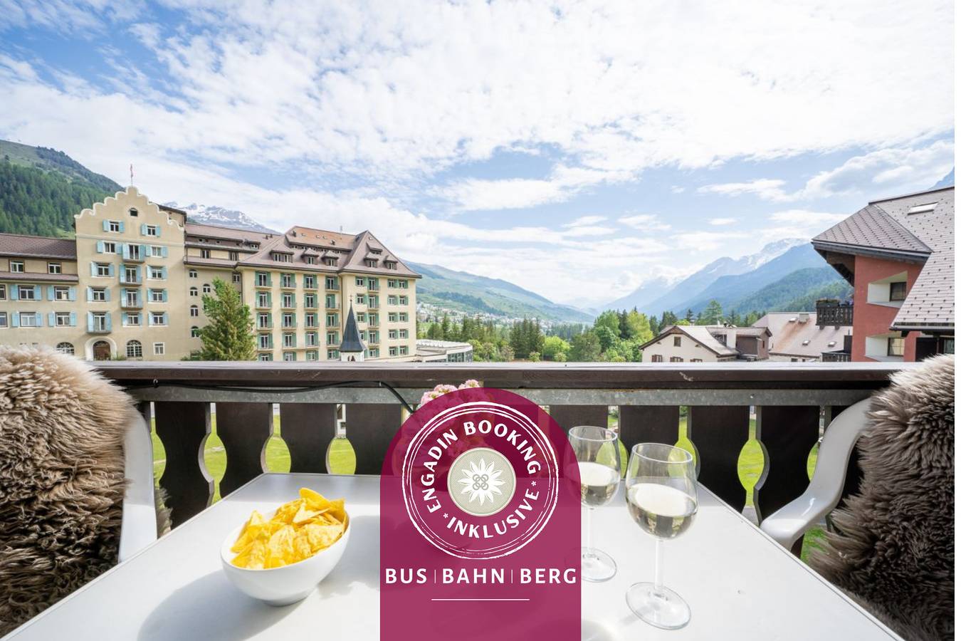 Ganzes Studio, Valluns Studio 5306: Charmantes 1,5-Zimmer-Refugium mit Blick auf das atemberaubende Tal in Vulpera, Tarasp