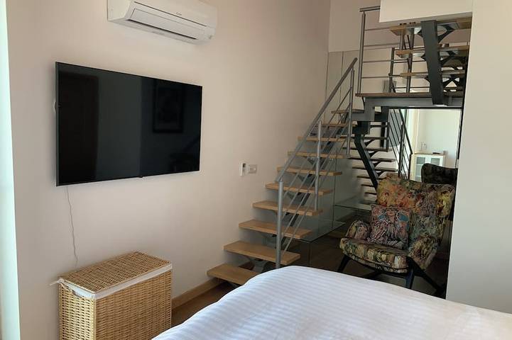 Appartement entier, Penthouse avec terrasse 360 offrant une vue imprenable sur la côte de Cascais. in Cascais e Estoril, Costa de Lisboa