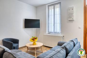 Gîte pour 6 personnes, avec terrasse et jardin à Yport