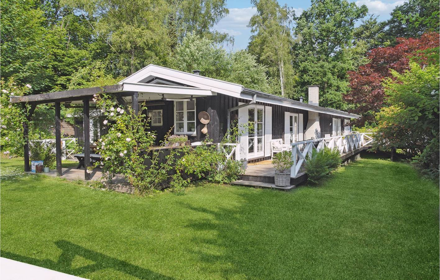 Ferienhaus für 10 Personen mit Terrasse in Hornbæk, Kattegat Küste