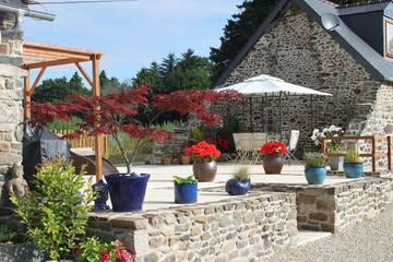 Gîte pour 5 personnes, avec jardin et terrasse, animaux acceptés à Carnoët