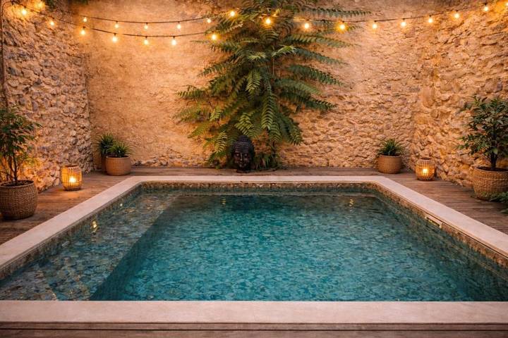 Location de vacances pour 6 personnes, avec terrasse et piscine à Bizanet - 4
