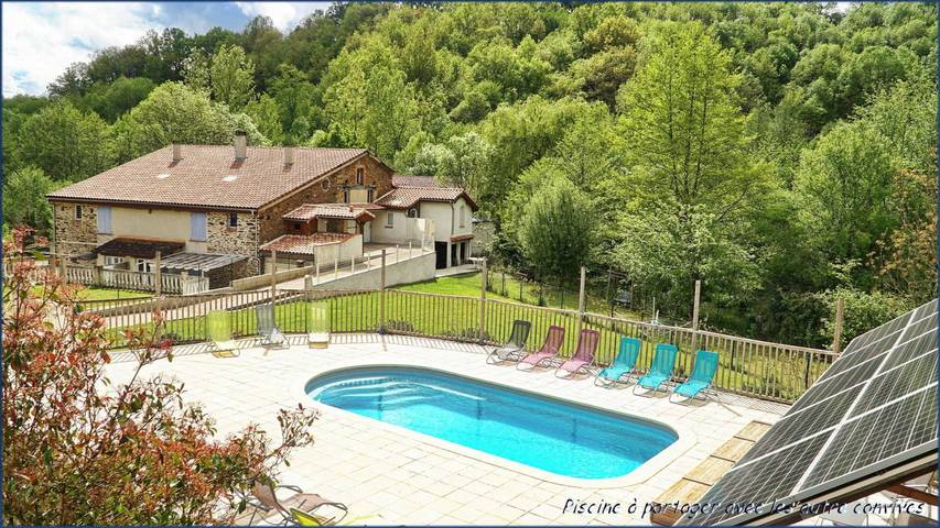 Gîte pour 15 personnes, avec piscine ainsi que terrasse et jardin dans le Tarn - 2