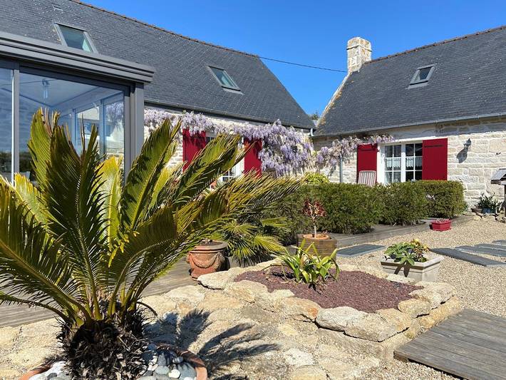 Cottage pour 2 personnes, avec jardin à Plobannalec-Lesconil