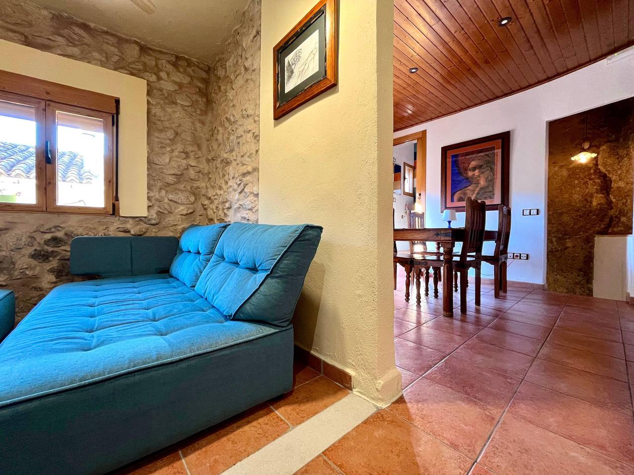 Ferienhaus 'Monmossen Bocairent' mit Bergblick, Balkon und Wlan in Bocairent, Valencia Provinz