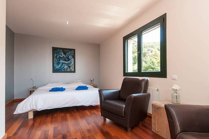 Luxus-Villa mit privatem Pool, 10 + 4 Personen, Meerblick, barrierefrei in Supermaresme, Sant Andreu de Llavaneres
