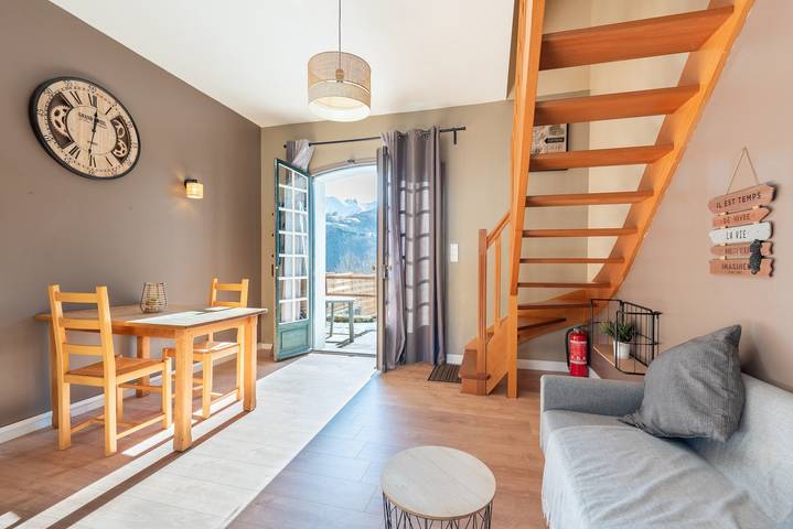 Gîte Le Suyen mit nordischem Bad & Sauna – Panoramablick auf die Pyrenäen in Arrens-Marsous, Nationalpark Pyrenäen
