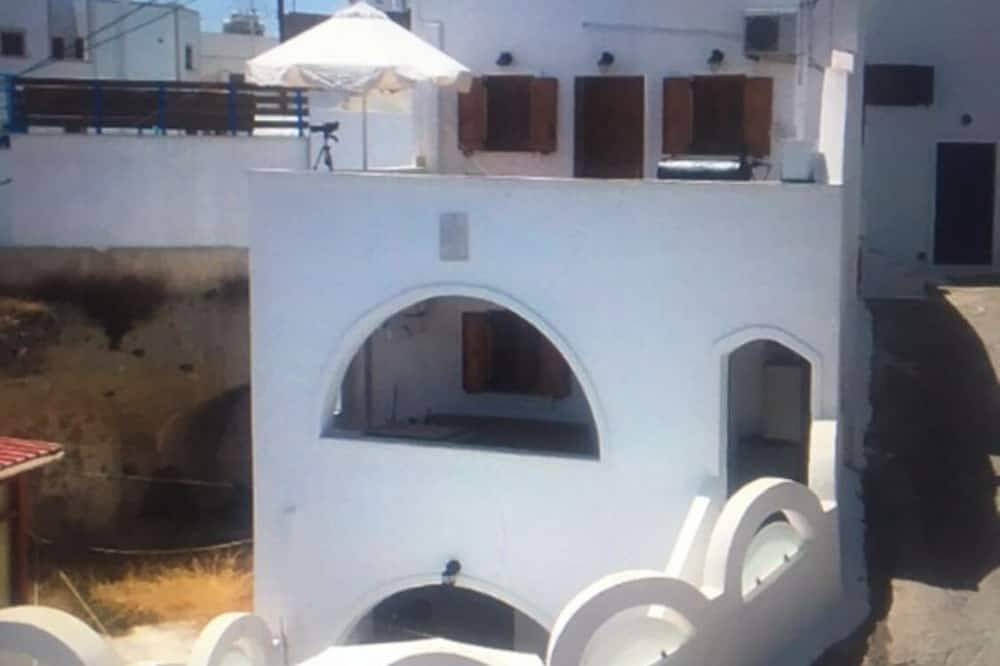 Traditional Greek house in a small village in Santorini