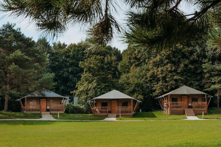 Glamping voor 18 personen, met sauna in Flevoland