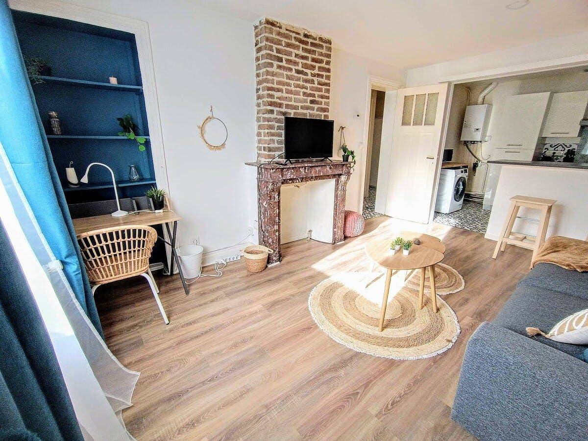 Appartement entier, Appartement de vacances pour 4 personnes in Roubaix, Région de Lille