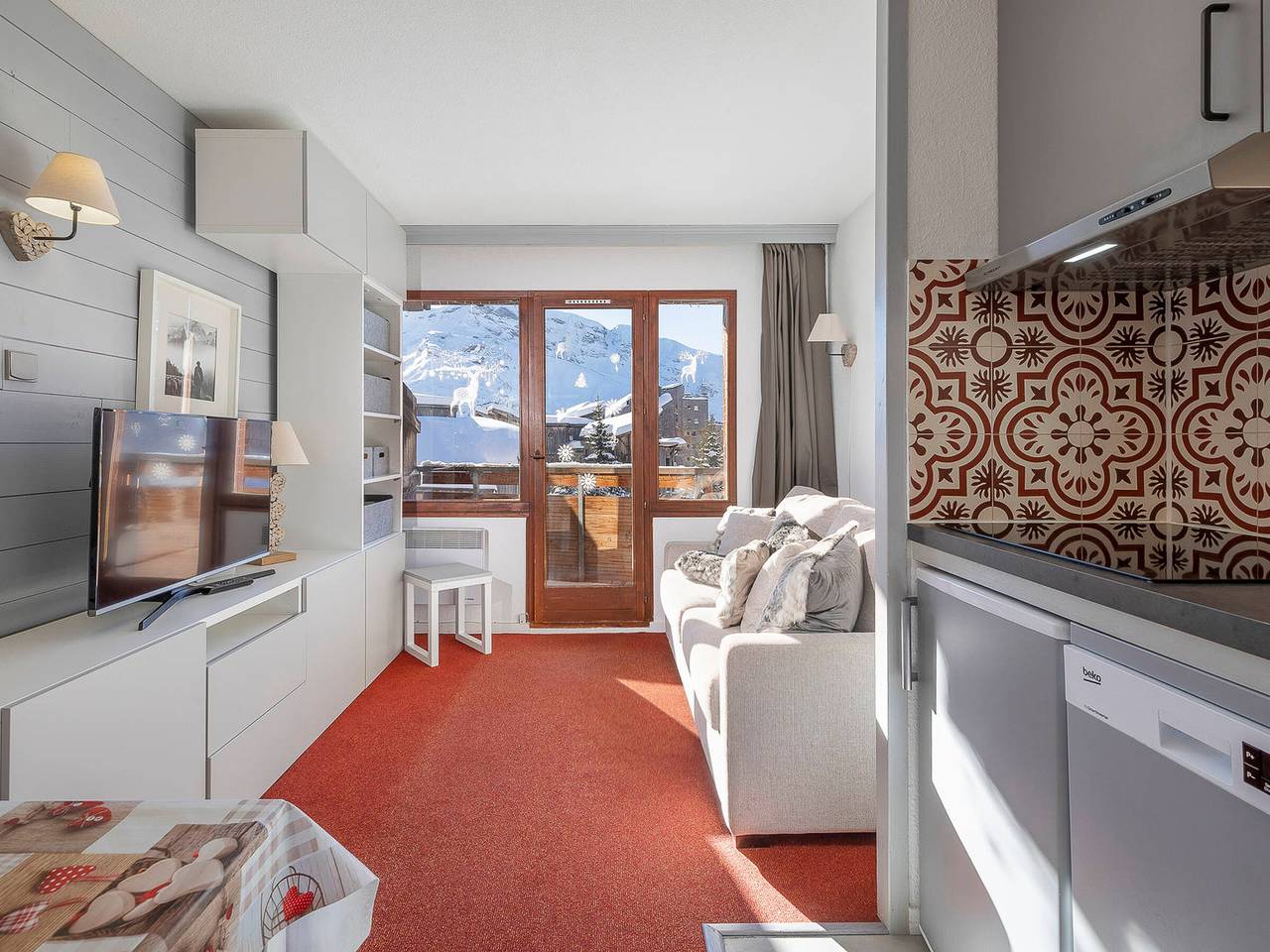 Entire apartment, Cozy 2-room apt for 4, south balcony, Avoriaz in Morzine, Les Portes du Soleil