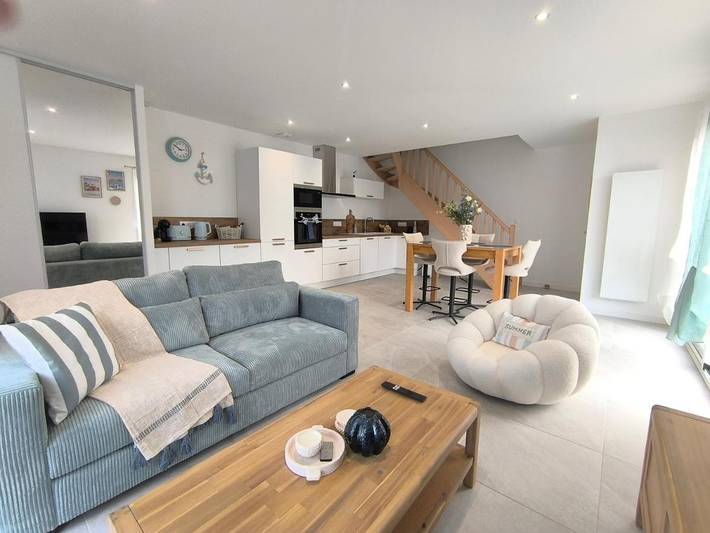 Location de vacances pour 4 personnes, avec jardin à Biville-sur-Mer