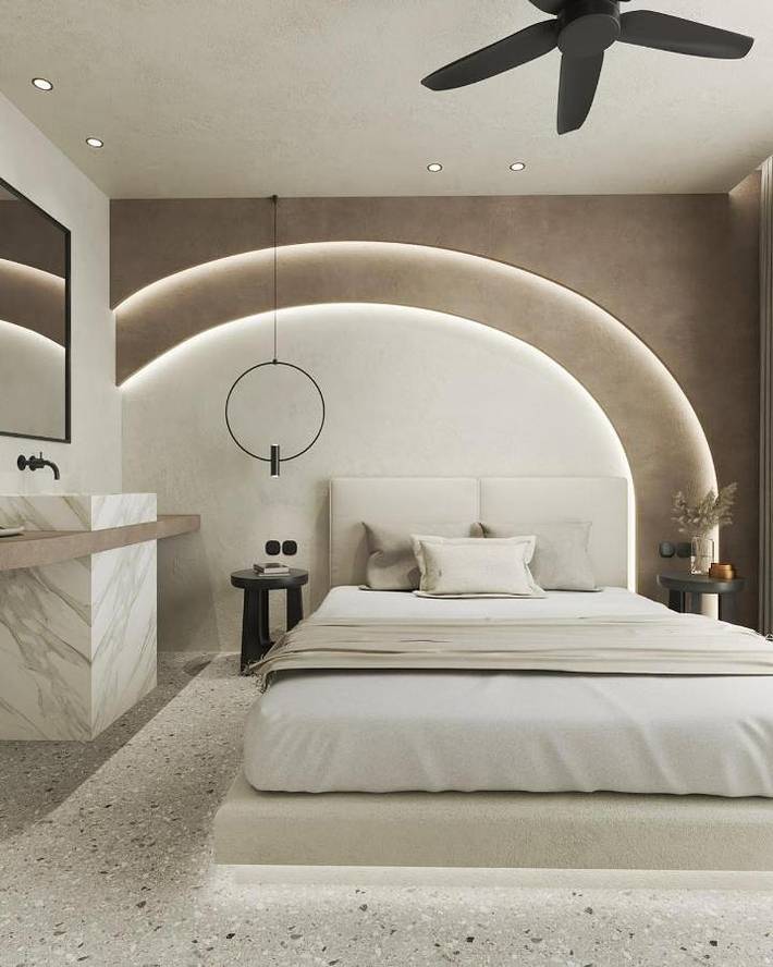 Chambre d’hôte pour 3 personnes, avec jardin et piscine à Perissa