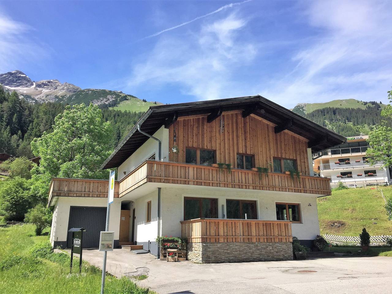 Ganze Wohnung, Chalet in Steeg nahe Skipisten Lechtal in Hägerau, Allgäuer Alpen (Österreich)