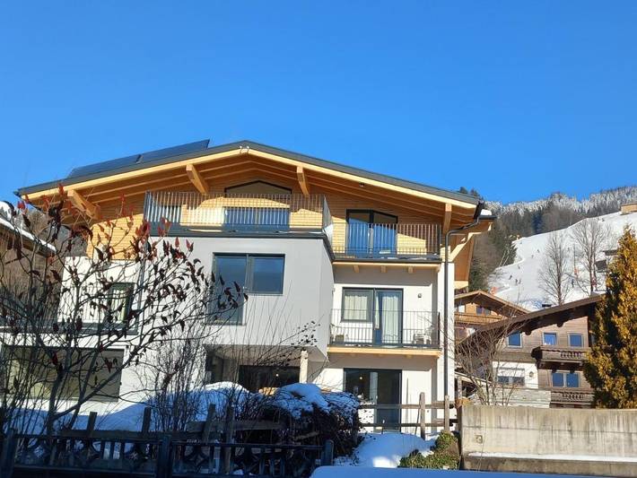 Ferienwohnung für 4 Personen, mit Terrasse und Sauna sowie Ausblick
