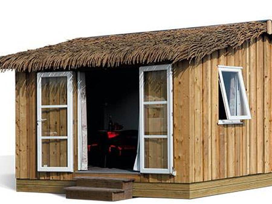 Camping Landes Azur - Chalet 4 personen - Tithome (ohne Bad) in Azur, Dax und Umgebung